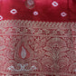 Pink Badhani Saree with Khadi Border