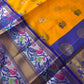 Pythani Border Yellow Blue Chanderi Saree