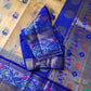 Light Yellow Chanderi Pythani Border Saree
