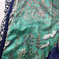 Green Soft Semi Silk Kalamkari Saree