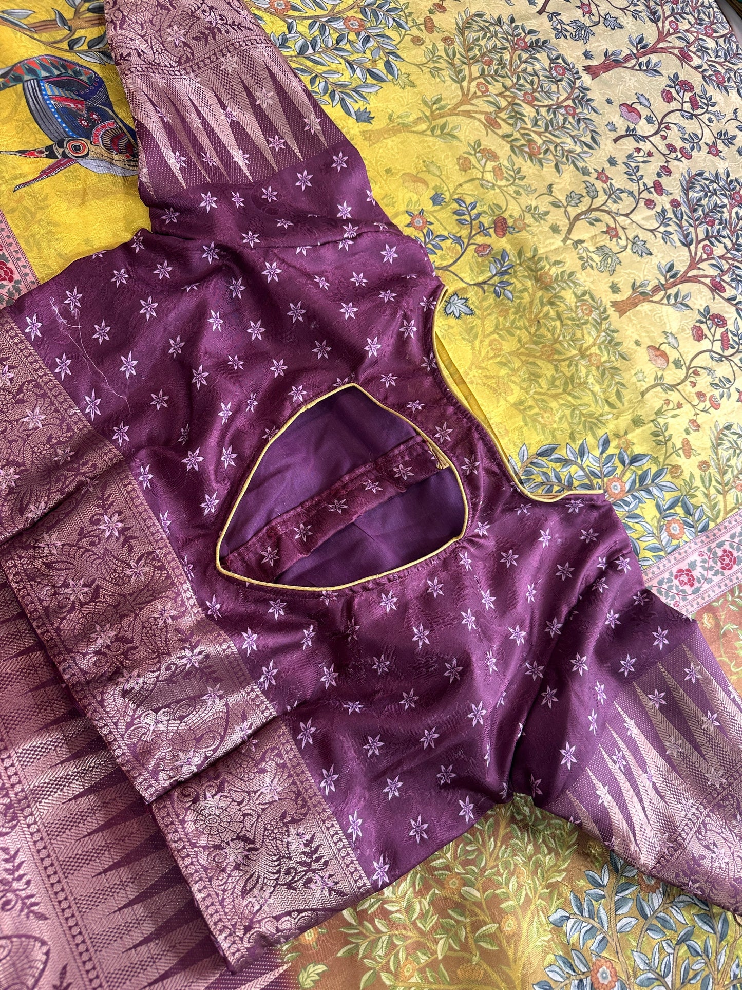 Green Soft Semi Silk Kalamkari Saree
