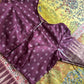 Green Soft Semi Silk Kalamkari Saree