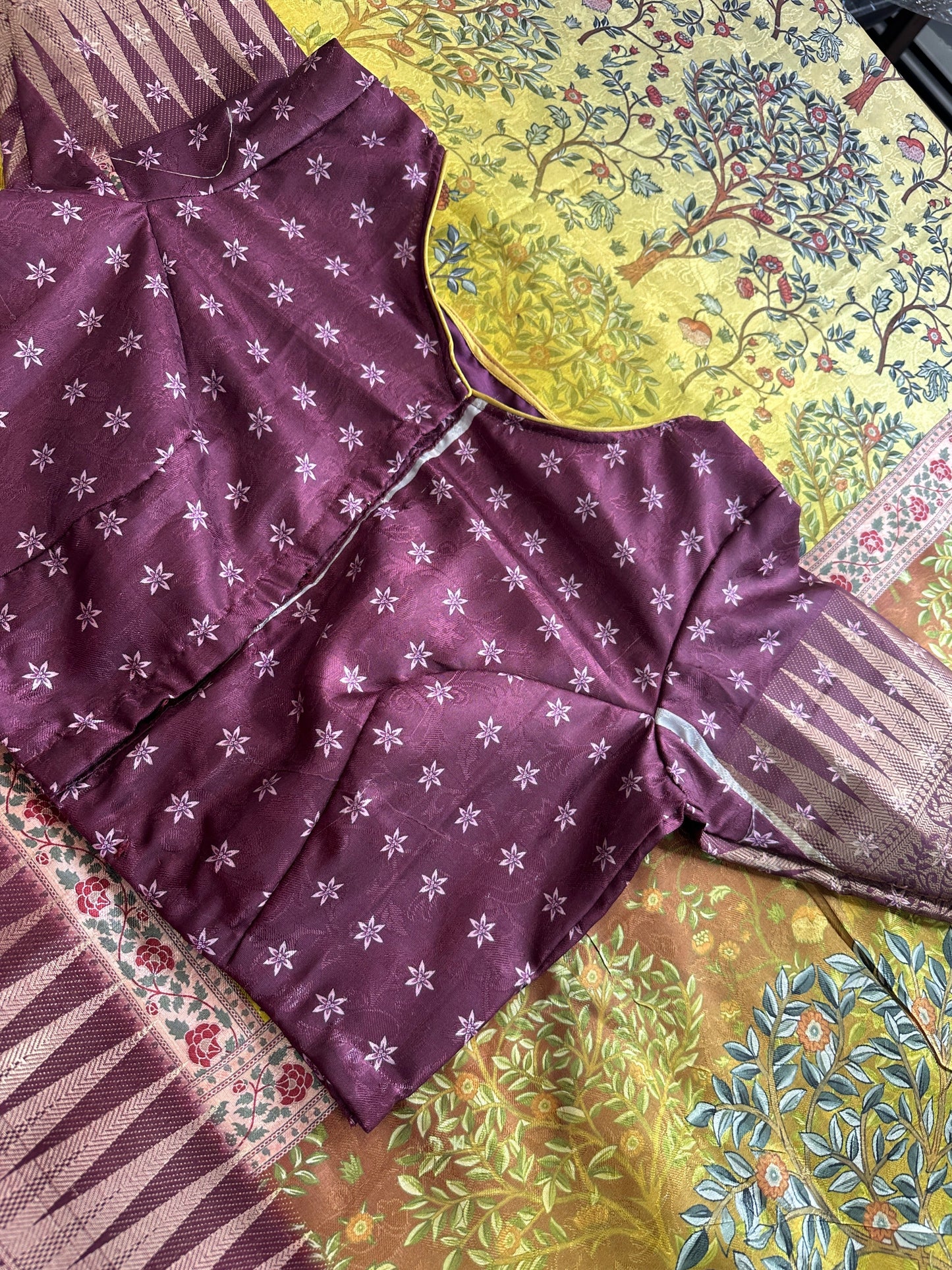 Green Soft Semi Silk Kalamkari Saree