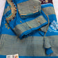 Brown Double Ikkat Pochampally Pure Silk with Pattu Border
