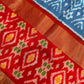 Blue Double Ikkat Pochampally Pure Silk Saree