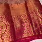 Self Zari Weaving Pink Semi Silk Saree