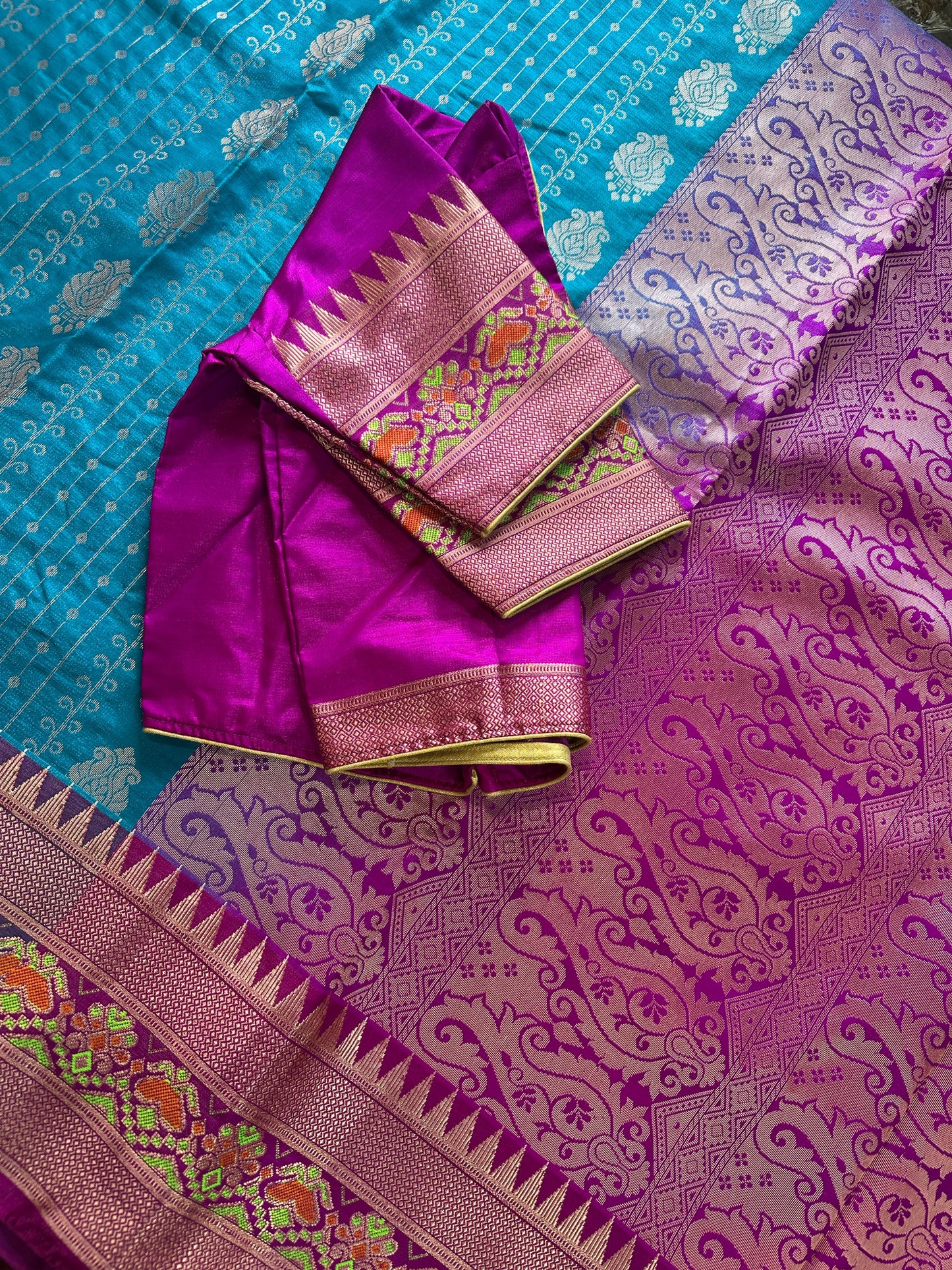 Semi Silk Self Weaving Saree