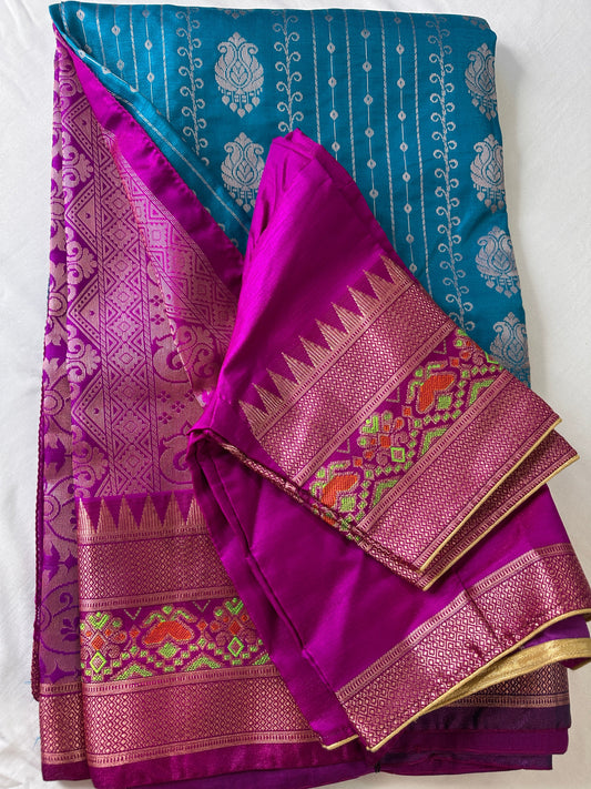 Semi Silk Self Weaving Saree