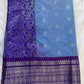 Blue Venkatgiri Semi Silk Saree
