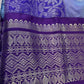 Blue Venkatgiri Semi Silk Saree