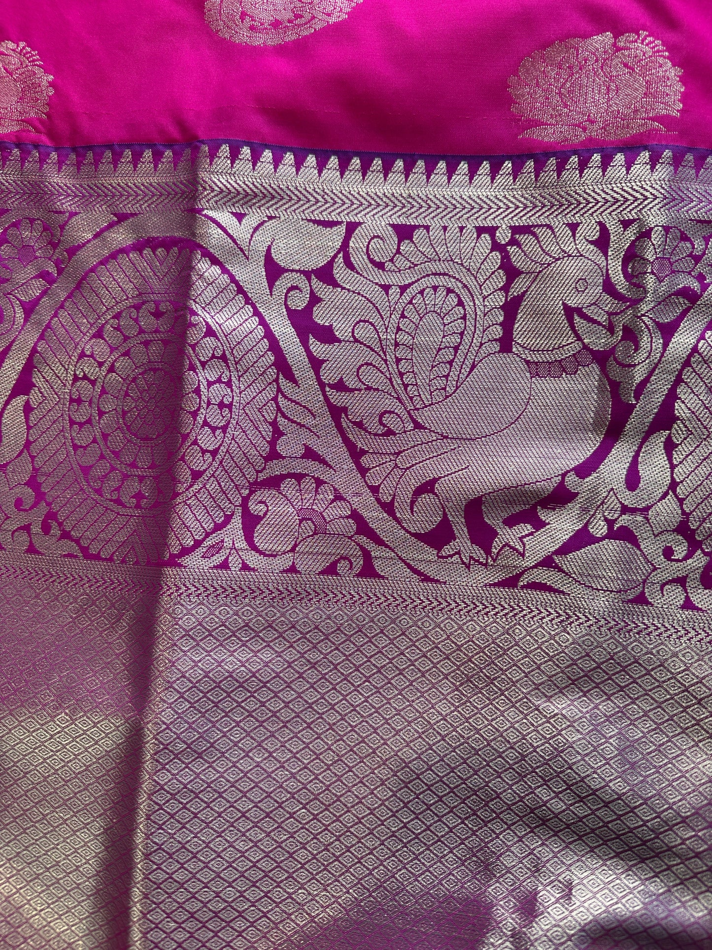 Pink Venkatgiri Soft Handloom Silk