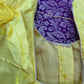 Brokate Semi Banarse Magenta Saree