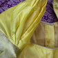 Brokate Semi Banarse Magenta Saree