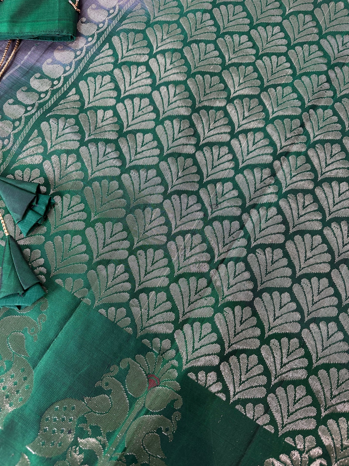 Grey Pure Kanchi Pattu Saree