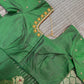 Grey Pure Kanchi Pattu Saree
