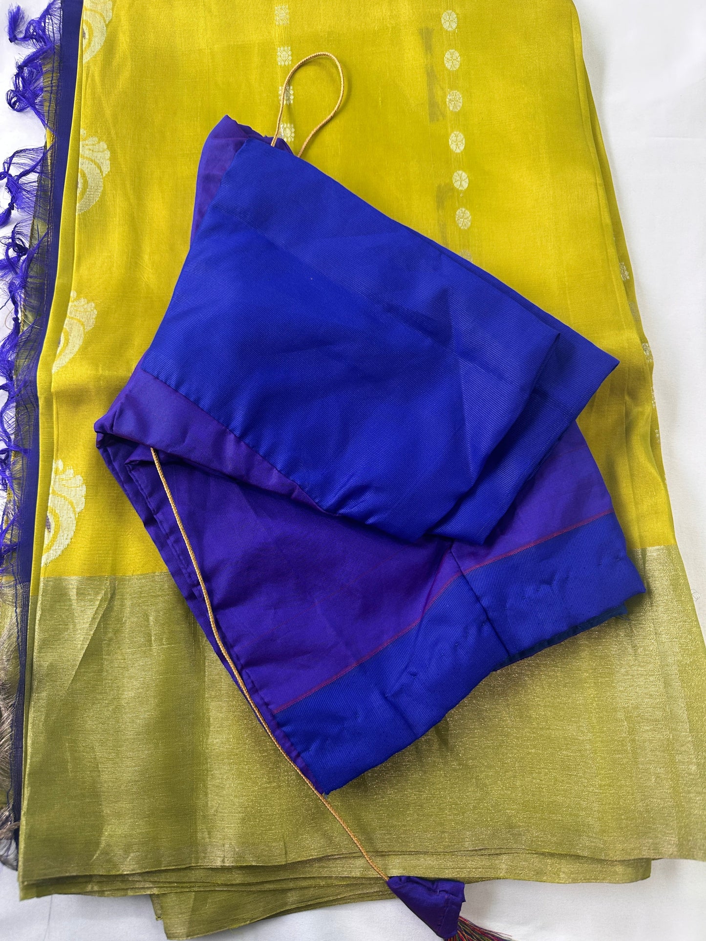 Green Blue Pure Uppada Saree