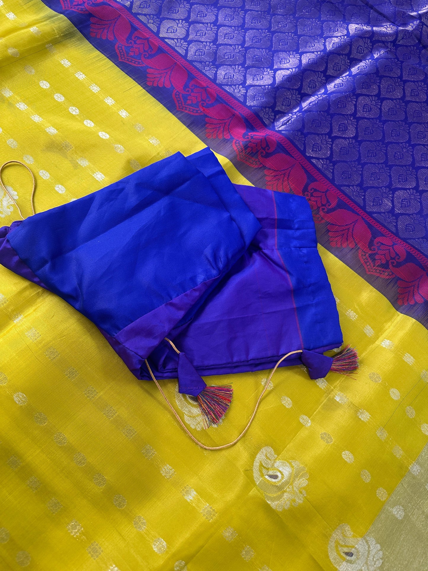 Green Blue Pure Uppada Saree