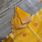 Grey Yellow Pure Uppada Saree