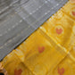 Grey Yellow Pure Uppada Saree