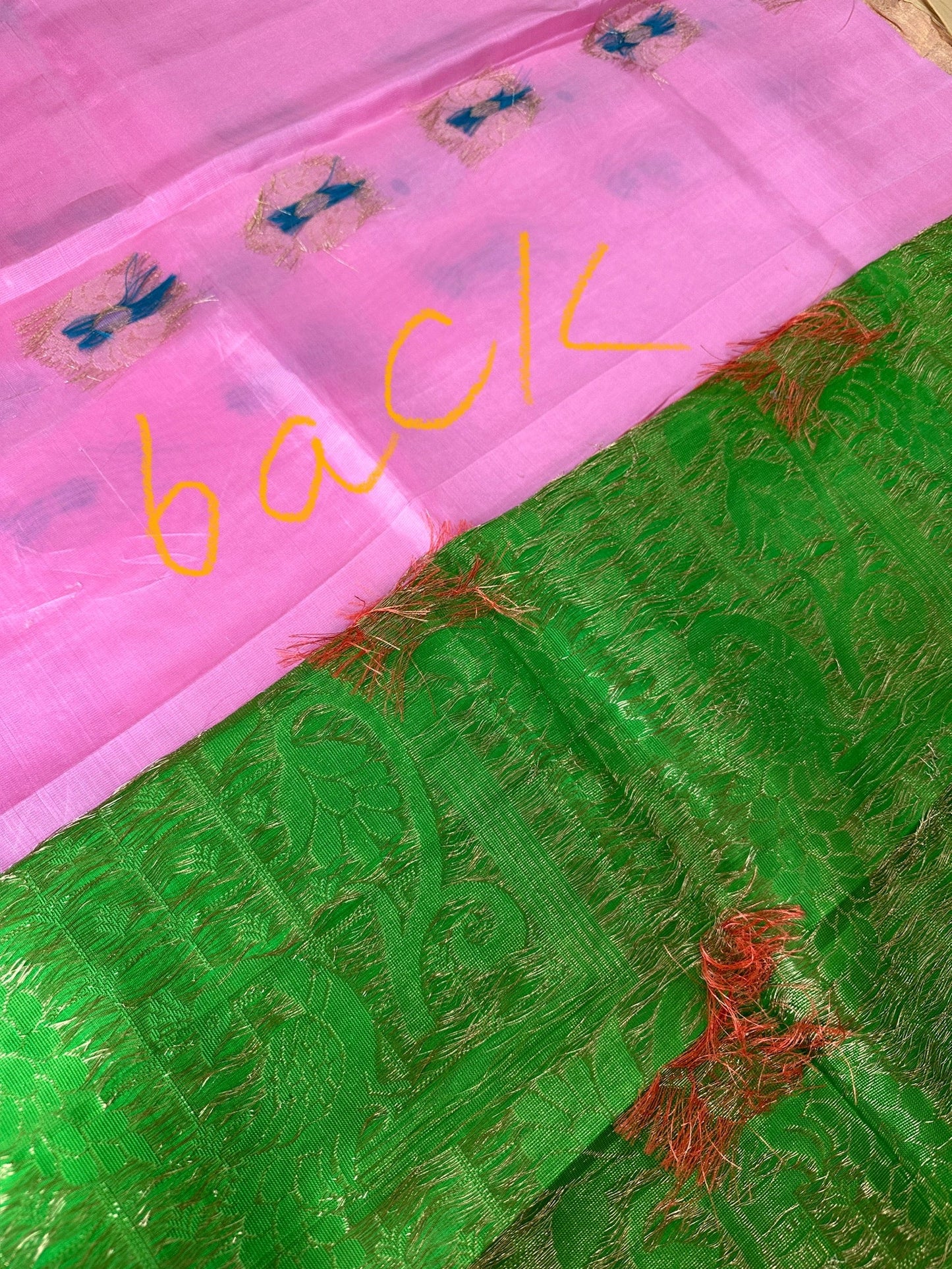 Pink Pure Uppada Saree