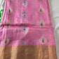 Pink Pure Uppada Saree