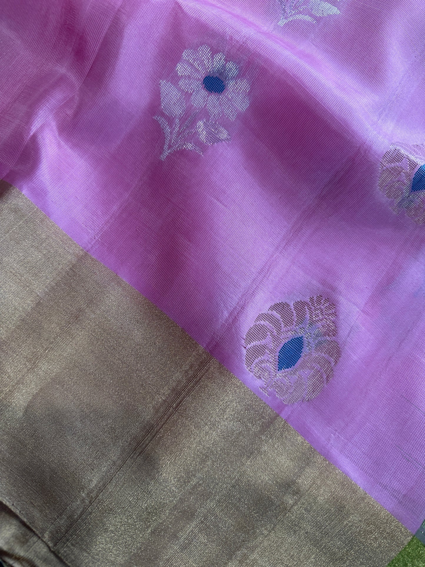 Pink Pure Uppada Saree