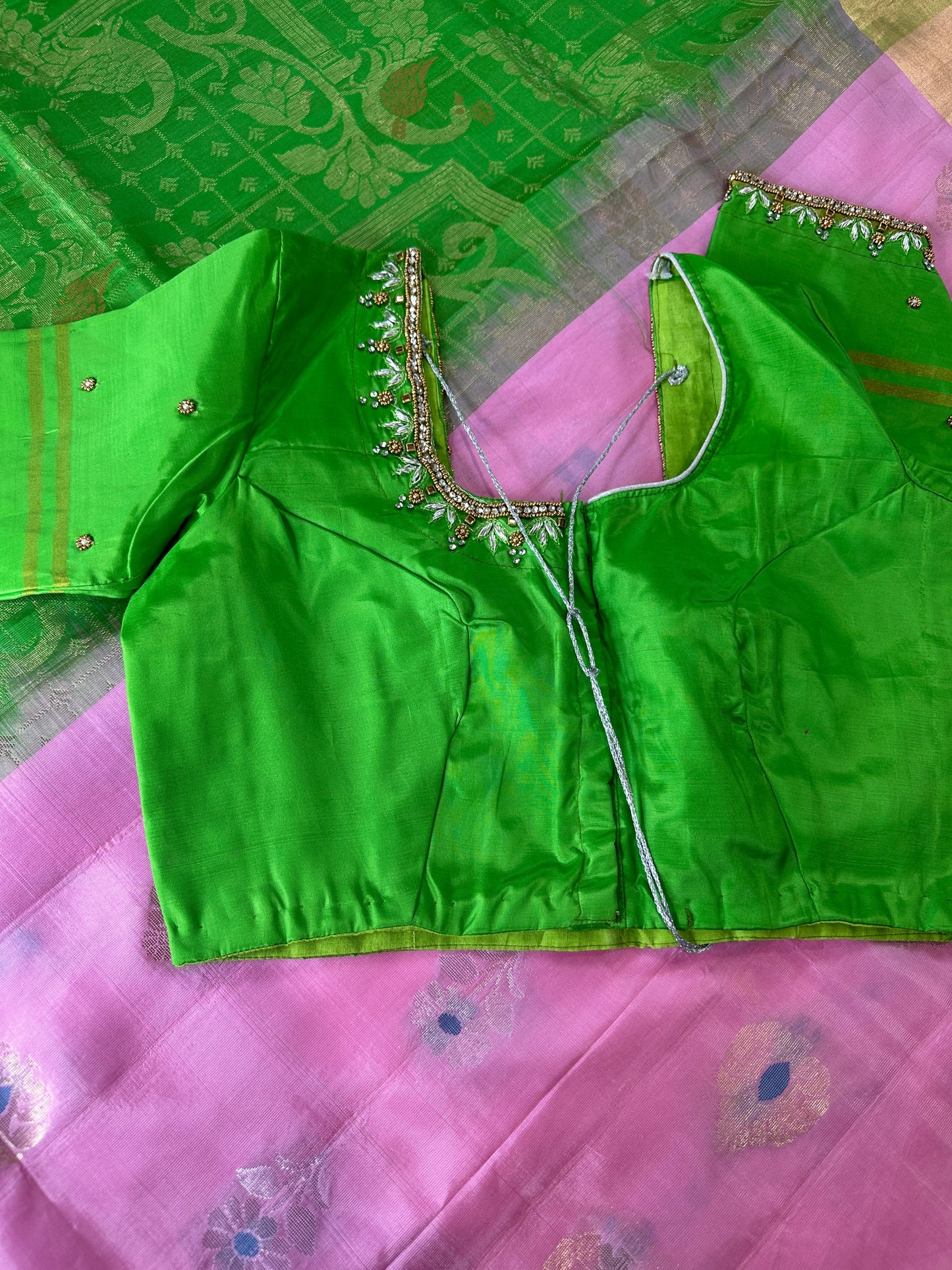 Pink Pure Uppada Saree