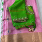 Pink Pure Uppada Saree
