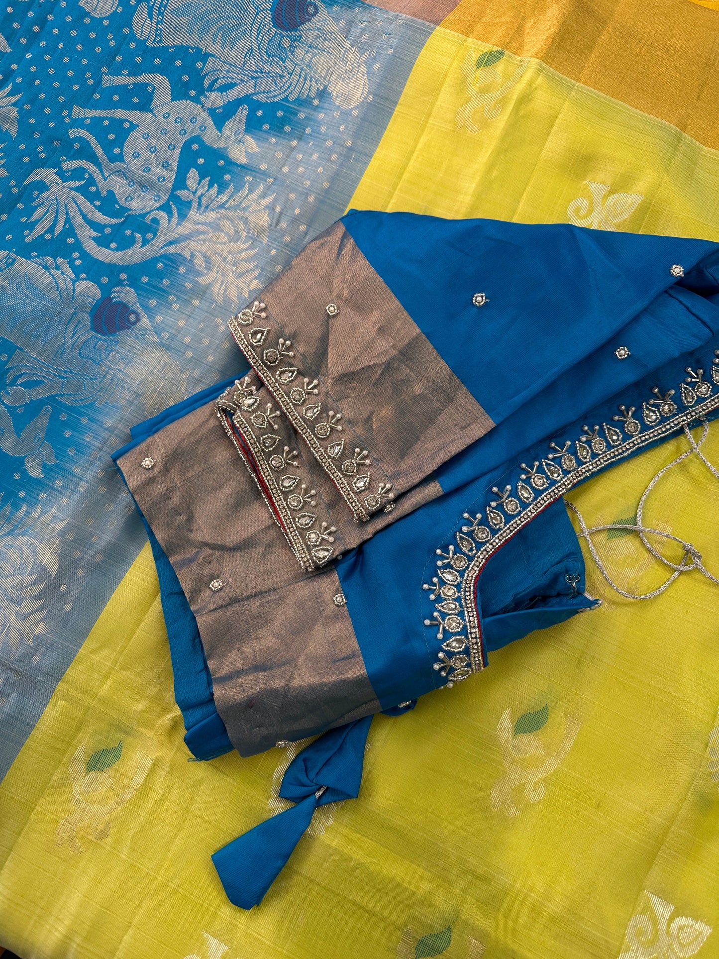Green Uppada Saree