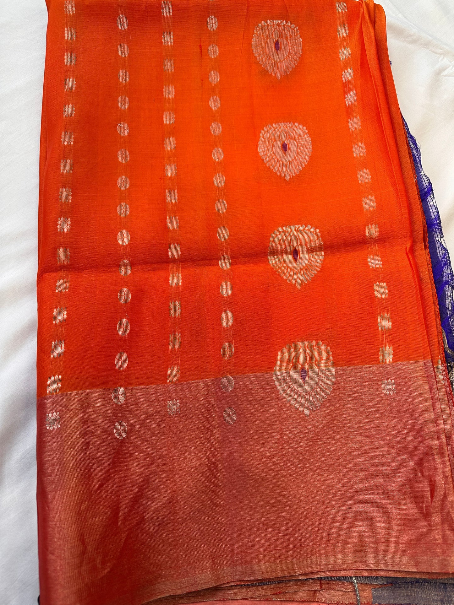 Orange Uppada Saree