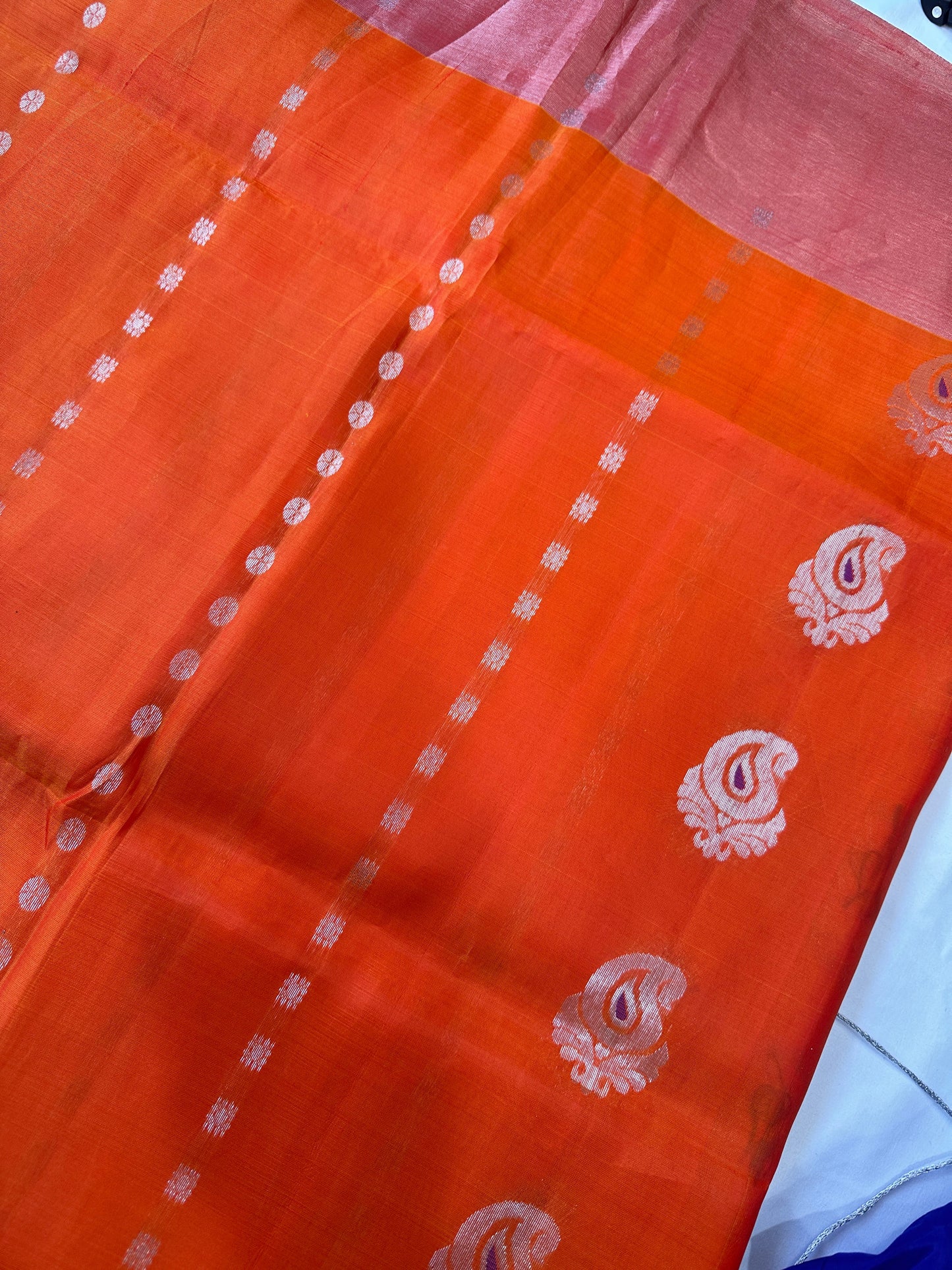 Orange Uppada Saree