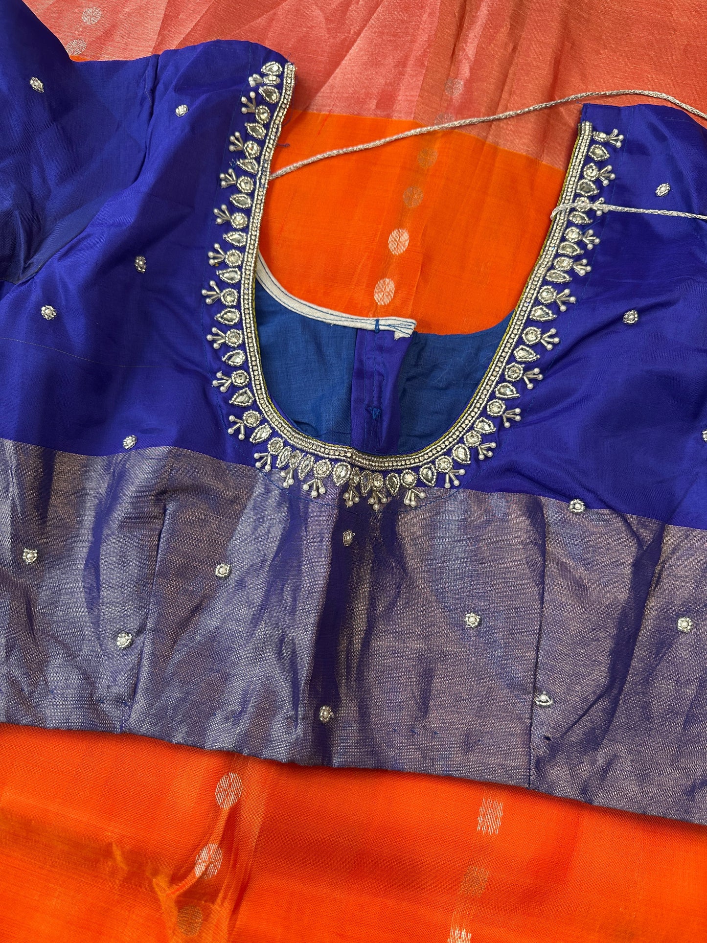 Orange Uppada Saree