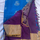 Blue Purple Pure Kanchi Saree