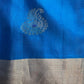 Blue Purple Pure Kanchi Saree