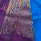 Blue Purple Pure Kanchi Saree