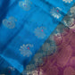 Blue Purple Pure Kanchi Saree