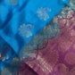 Blue Purple Pure Kanchi Saree