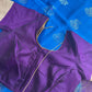 Blue Purple Pure Kanchi Saree