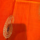 Pure Kanchi Orange BluevSaree