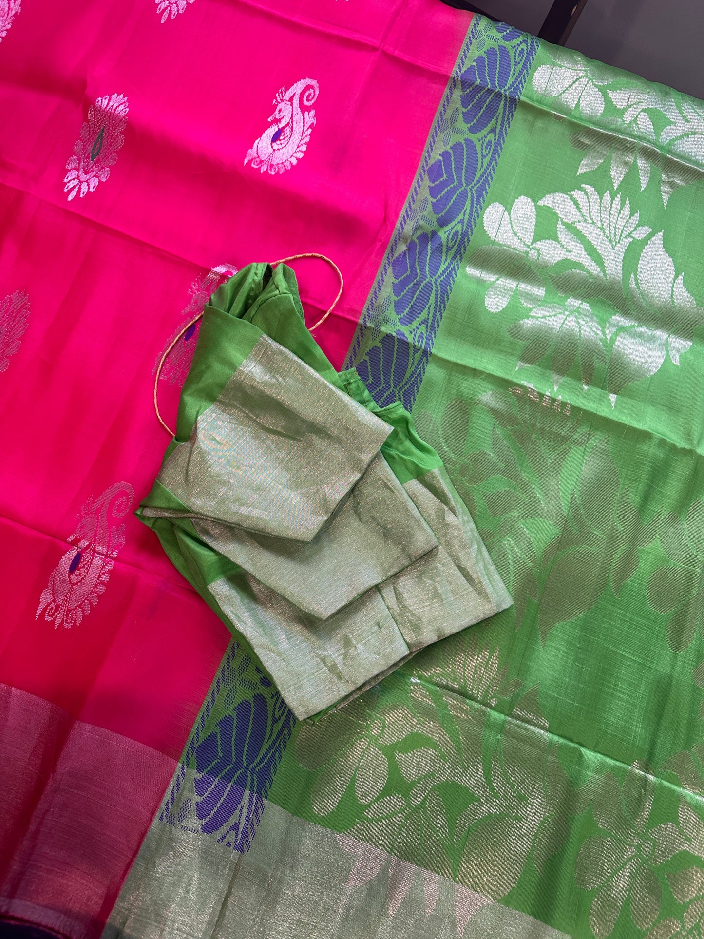 Pure Uppada Pink Saree