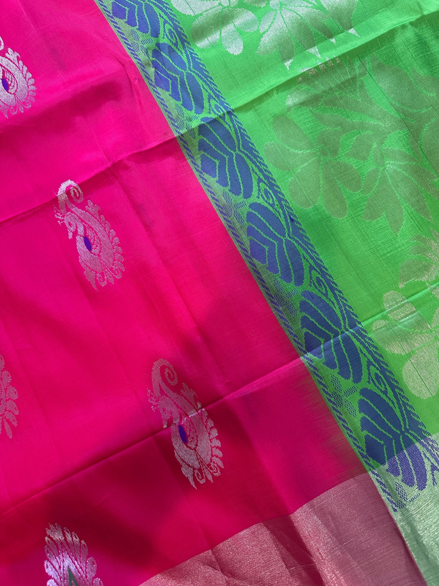 Pure Uppada Pink Saree
