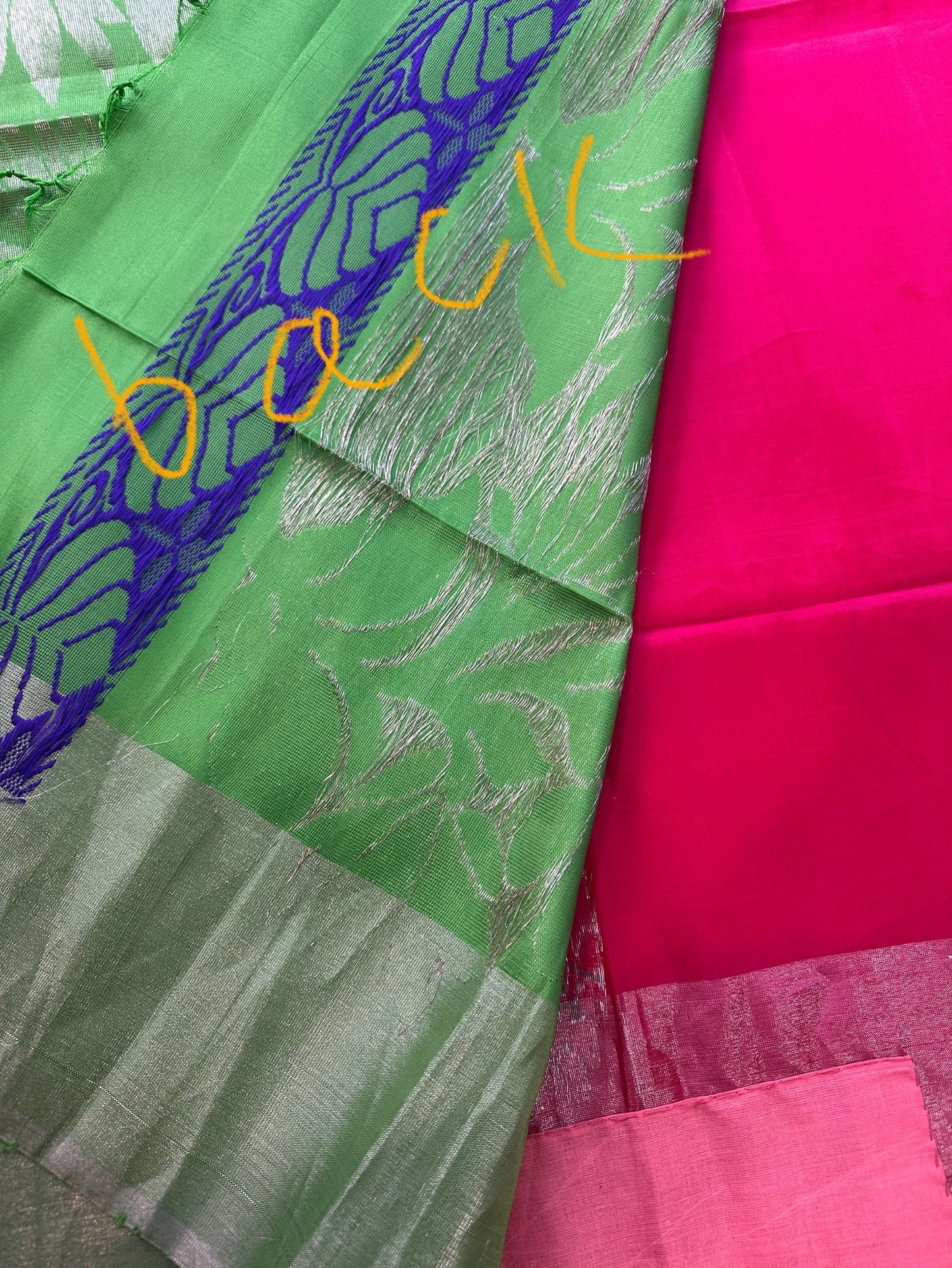 Pure Uppada Pink Saree