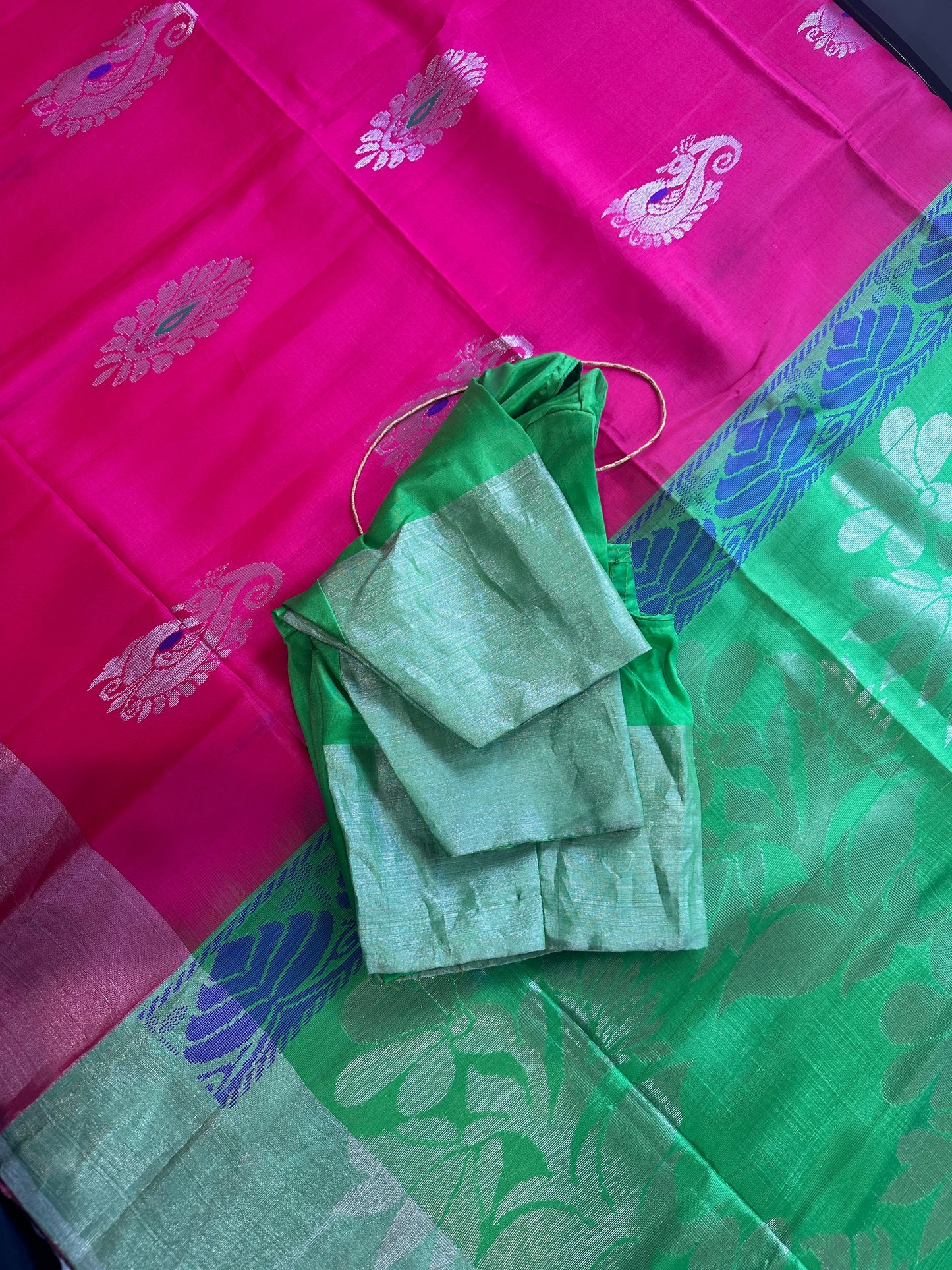 Pure Uppada Pink Saree
