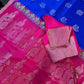 pure Uppada Pattu Blue Saree