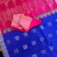 pure Uppada Pattu Blue Saree