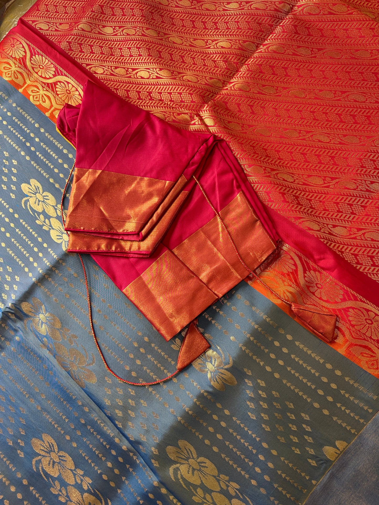 Semi Kanchi Silk Saree