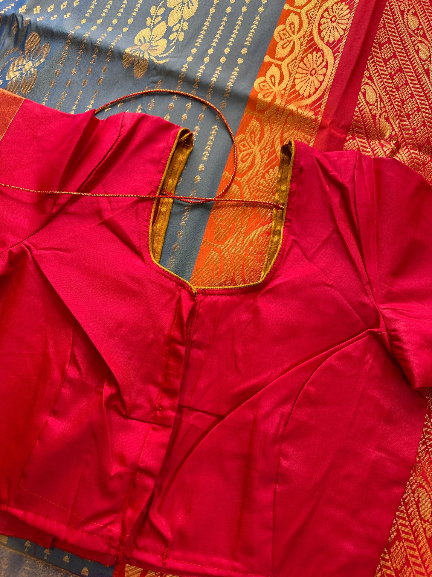 Semi Kanchi Silk Saree