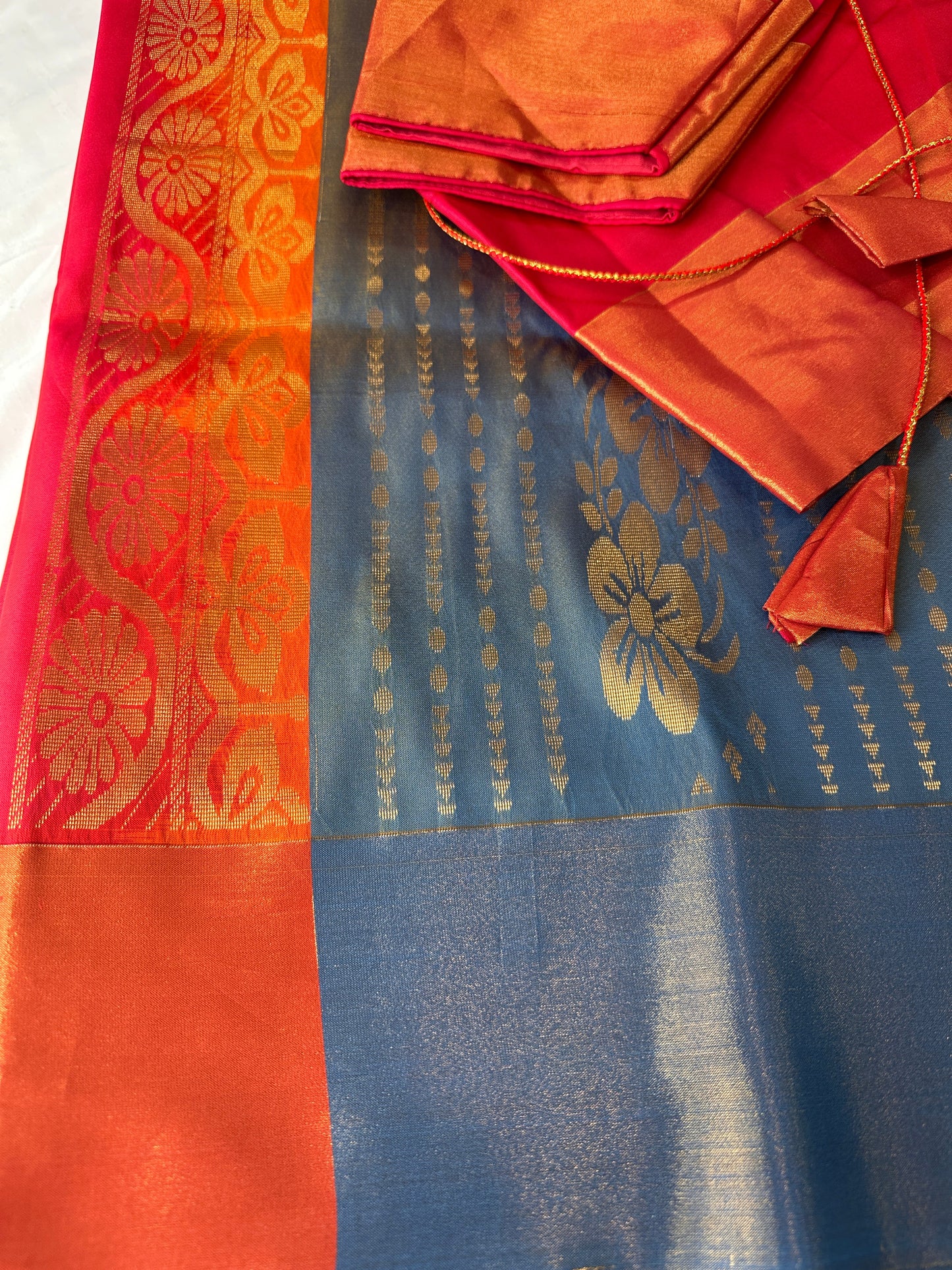 Semi Kanchi Silk Saree