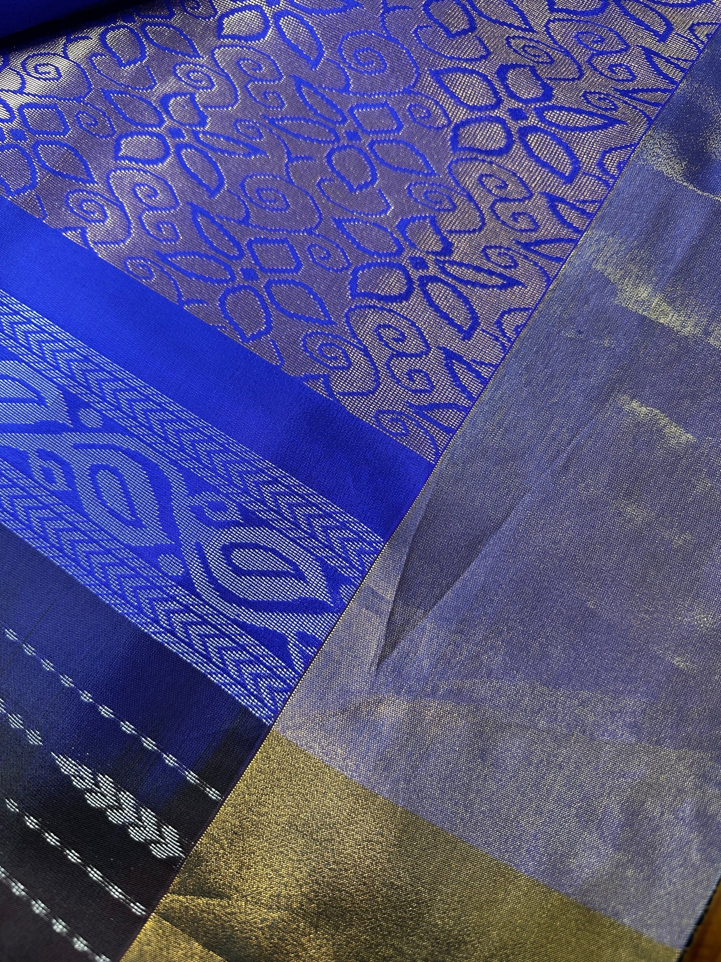 Semi Kanchi Brown Silk Saree