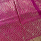 Semi Kanchi Purple Silk Saree